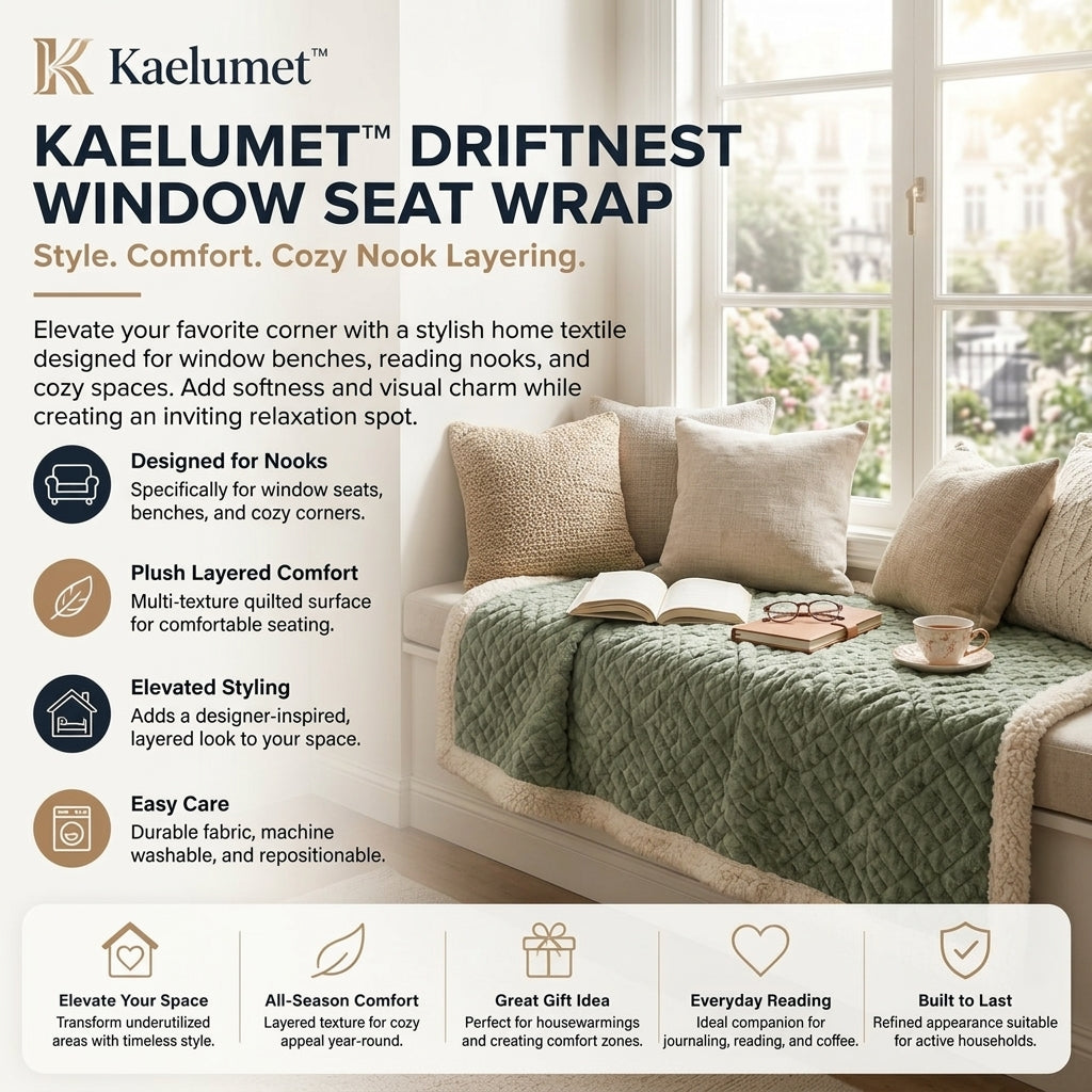 Kaelumet™ DriftNest Window Seat Wrap