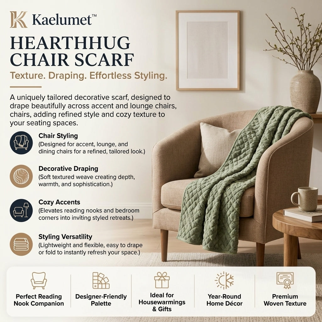Kaelumet™ HearthHug Chair Scarf