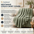 Kaelumet™ NestWave Couch Skirt Cover